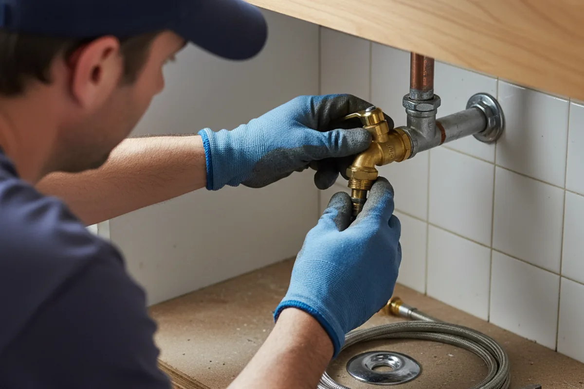 Shutoff valve and fitting work during Repiping in Seaside